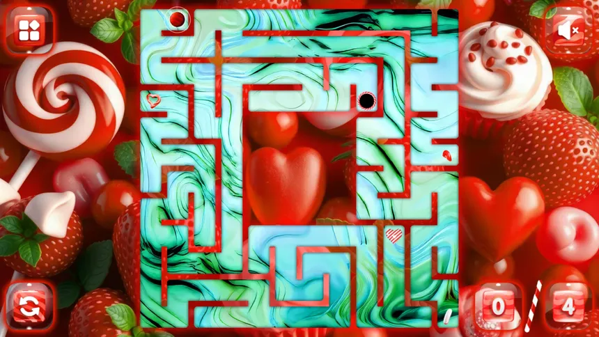 Скриншот 2 к игре Sweetie Candy Maze: Crimson Strawberry