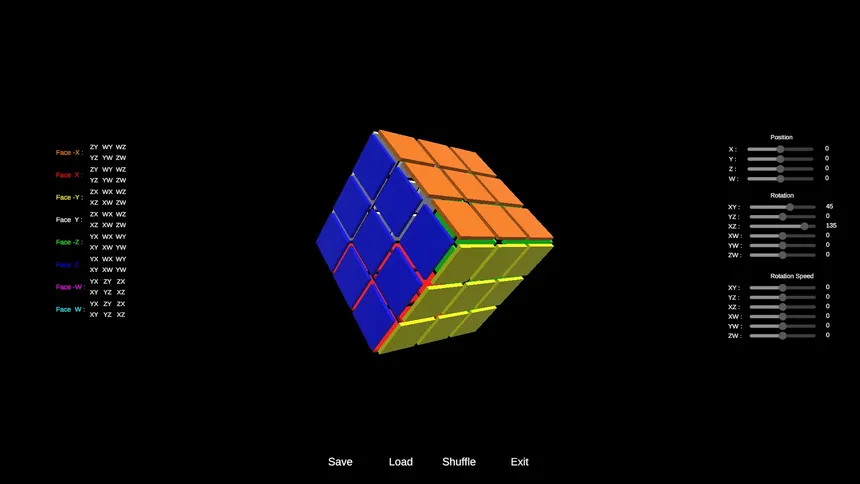 Скриншот 1 к игре Rubik's Tesseract