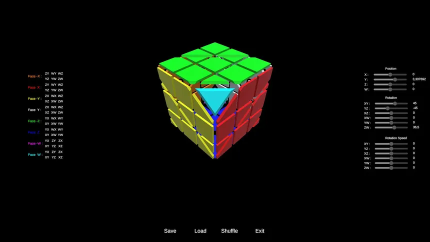 Скриншот 2 к игре Rubik's Tesseract
