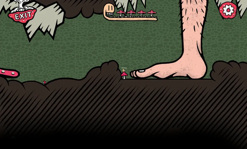 Скриншот 2 к игре Avoid Mushrooms