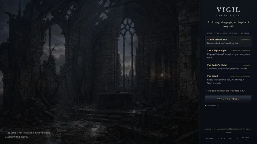 Скриншот 1 к игре Vigil: A Knight Story