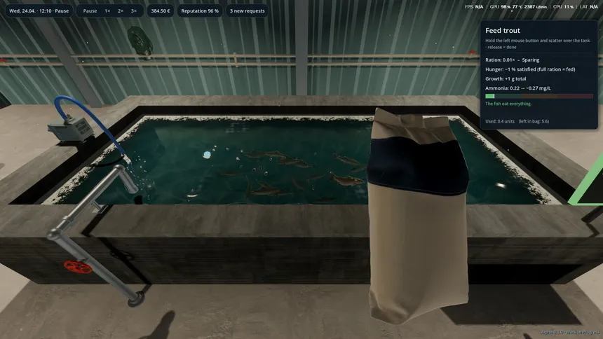 Скриншот 6 к игре Aquaculture Simulator