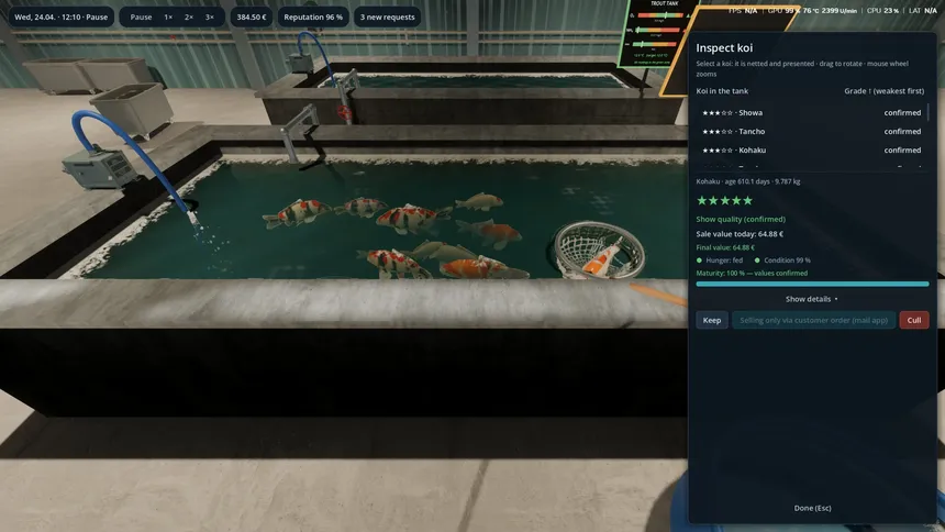 Скриншот 7 к игре Aquaculture Simulator