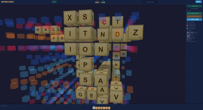 Скриншот 1 к игре Word Cubes