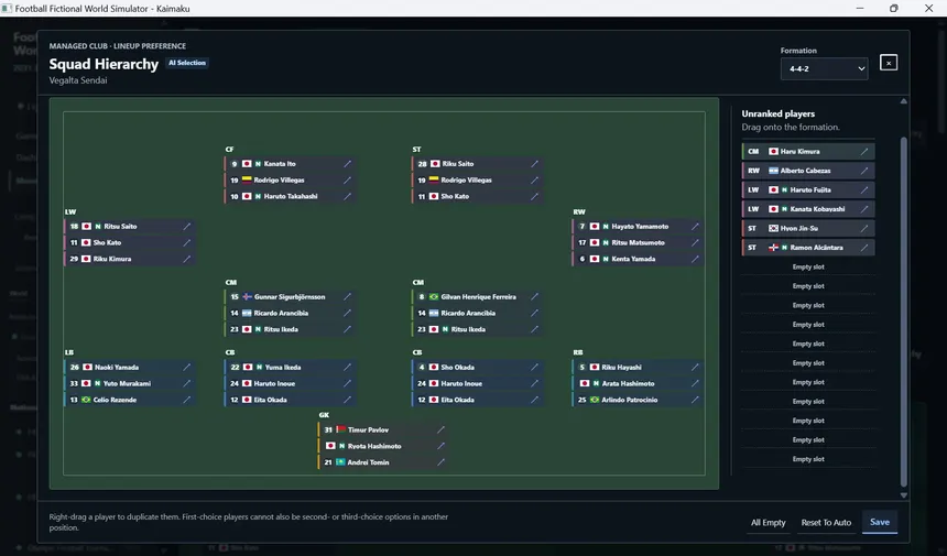 Скриншот 3 к игре Football Fictional World Simulator