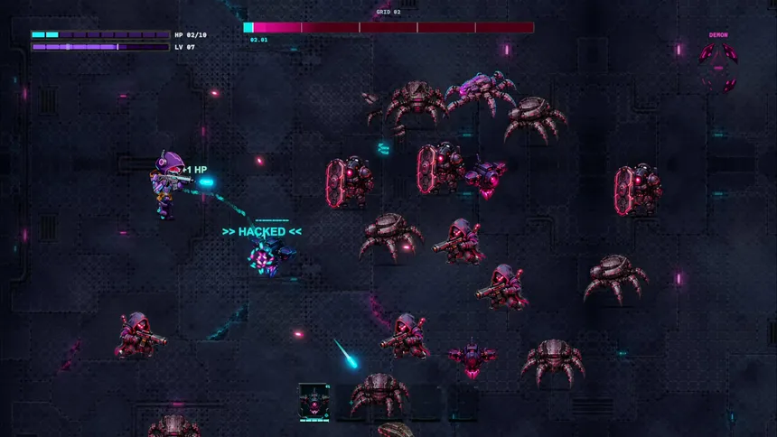 Скриншот 1 к игре Grid Demon