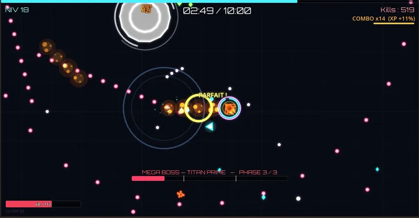Скриншот 1 к игре Neon Swarm