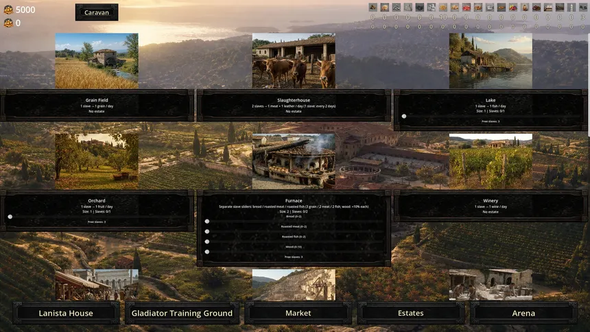Скриншот 7 к игре Ludus Manager: Gladiator Tycoon