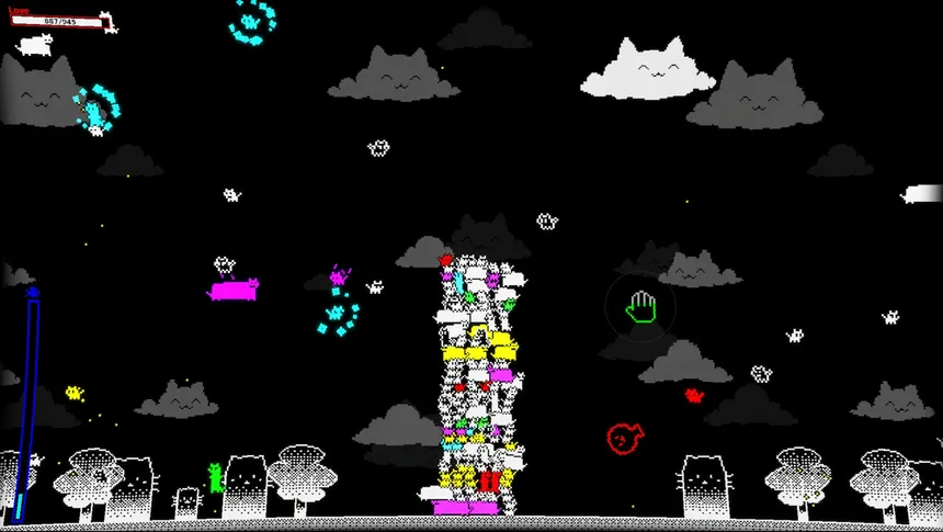 Скриншот 1 к игре Build a Cat Tower to reach the Fish