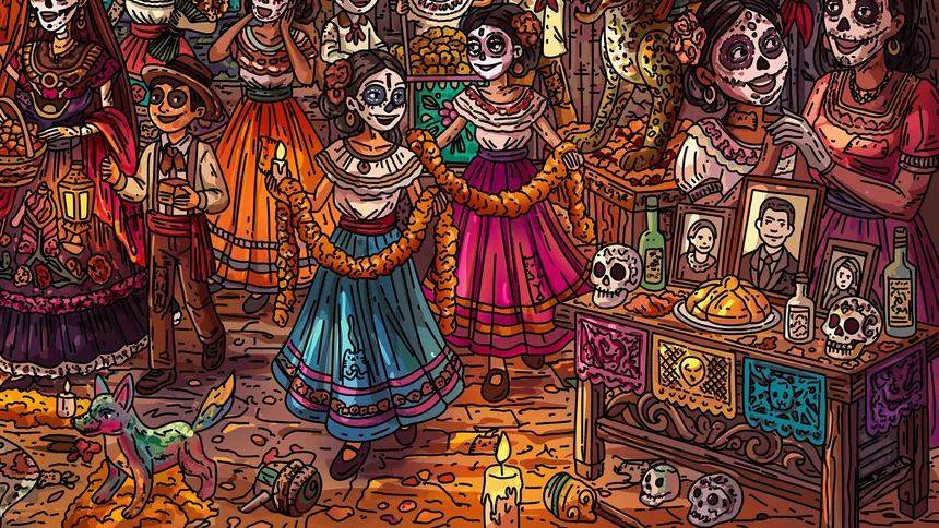 Скриншот 1 к игре 100 Calavera Cats