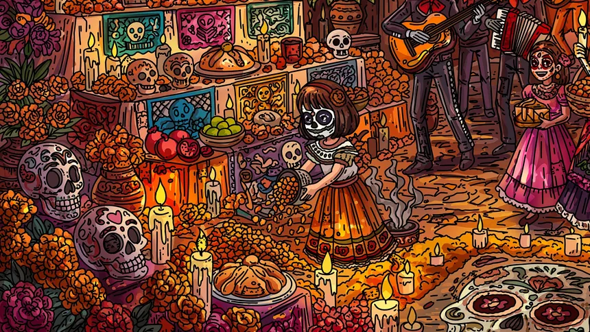 Скриншот 2 к игре 100 Calavera Cats