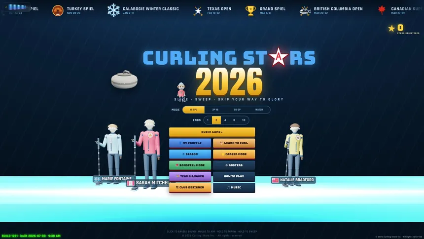 Скриншот 3 к игре Curling Stars