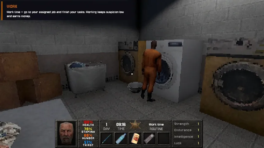 Скриншот 3 к игре The Yard: Escape from Prison