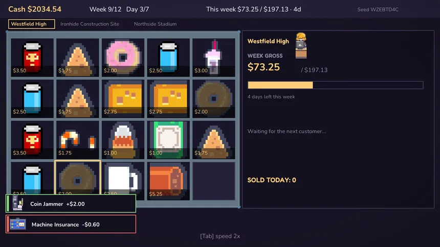 Скриншот 2 к игре Out Of Order - A Vending Machine Roguelike