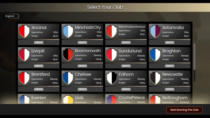 Скриншот 2 к игре Club Chairman