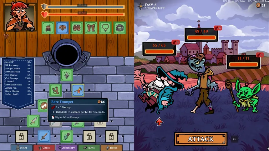 Скриншот 4 к игре Pinly: A Plinko Roguelike
