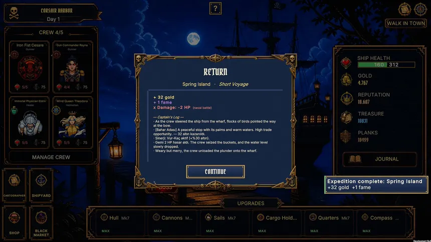 Скриншот 1 к игре Corsair Fleet: Tides of Plunder
