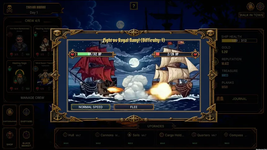 Скриншот 3 к игре Corsair Fleet: Tides of Plunder
