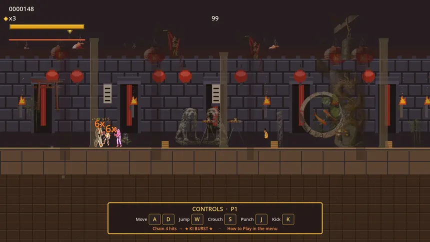 Скриншот 1 к игре Kung Fu: The Devil's Temple Awaits