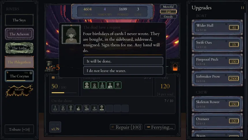 Скриншот 1 к игре Toll: The Ferryman's Ledger