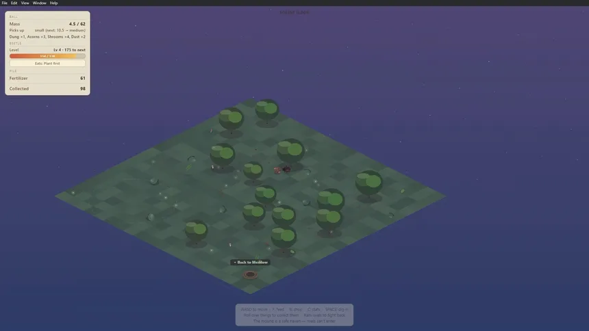 Скриншот 2 к игре Lonely Dung Beetle