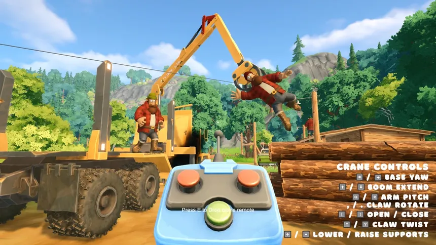 Скриншот 1 к игре Timber Truck: Chaos Coop