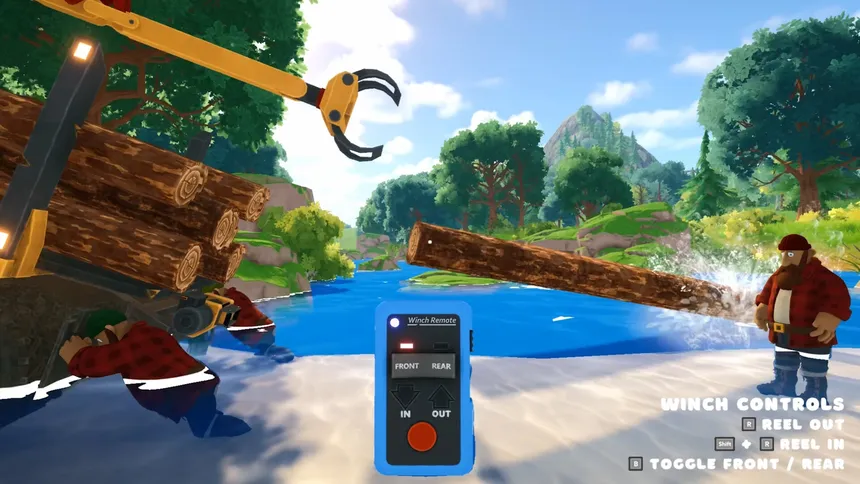 Скриншот 3 к игре Timber Truck: Chaos Coop