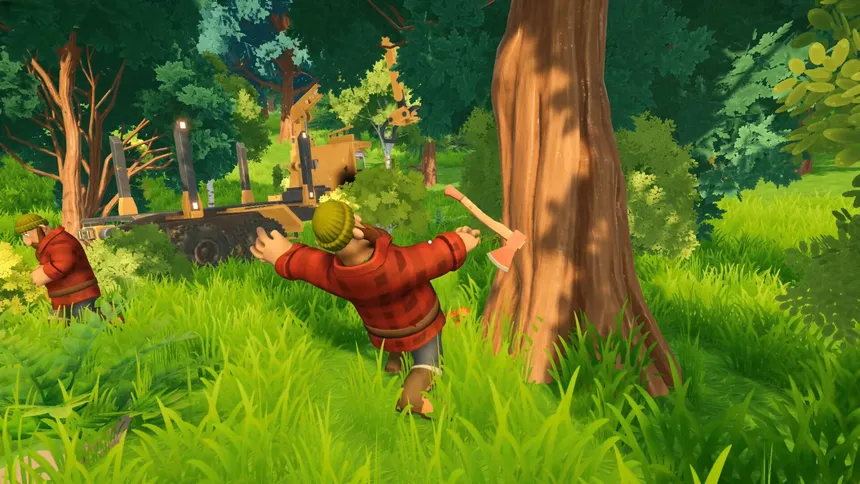 Скриншот 4 к игре Timber Truck: Chaos Coop