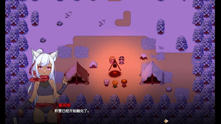 Скриншот 2 к игре 伊莉亚娜公主的坠落之夜~她已不再属于你~