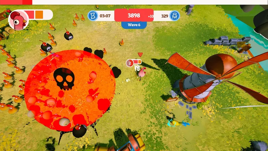 Скриншот 4 к игре FKC: Fighting Krazy Chickens!