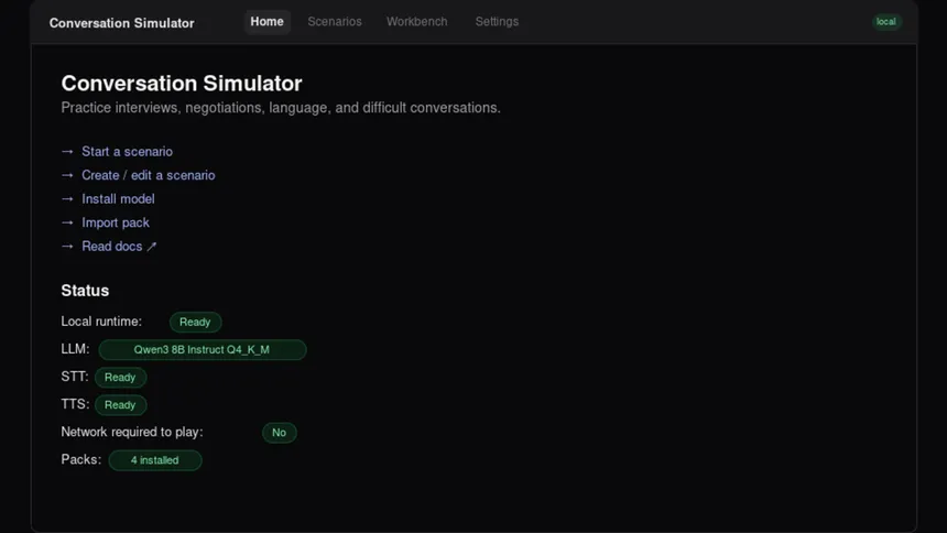 Скриншот 1 к игре Conversation Simulator