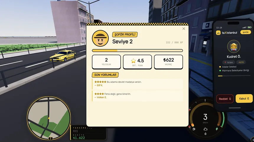 Скриншот 2 к игре Taxistanbul: Istanbul Taxi Simulator