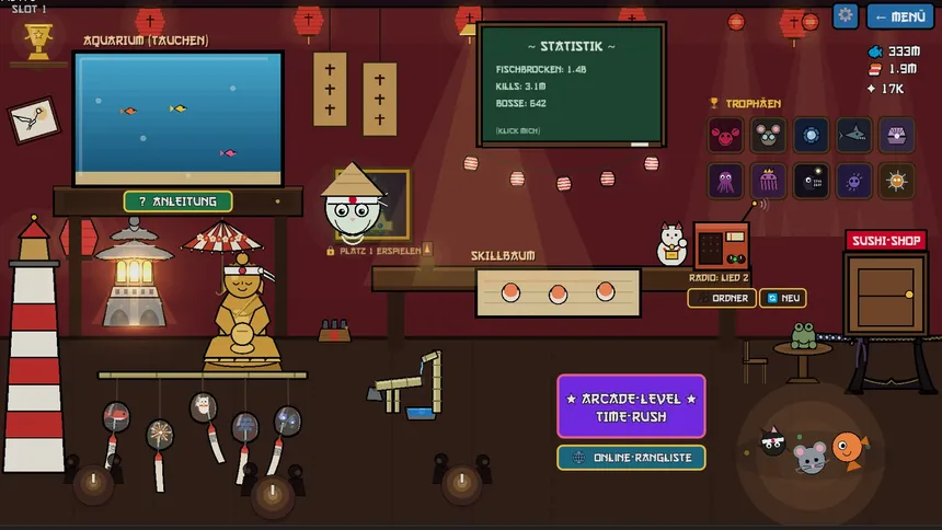 Скриншот 1 к игре Aquasushi Cat