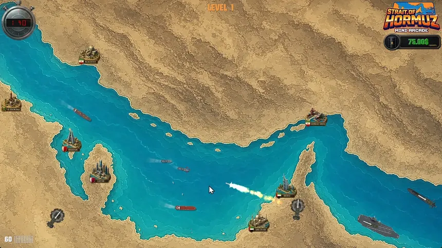 Скриншот 1 к игре Strait of Hormuz Mini Arcade