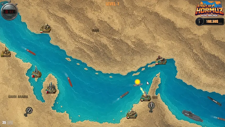 Скриншот 5 к игре Strait of Hormuz Mini Arcade