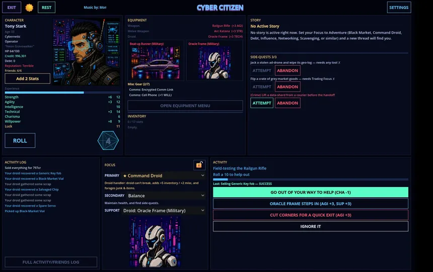 Скриншот 2 к игре Cyber Citizen
