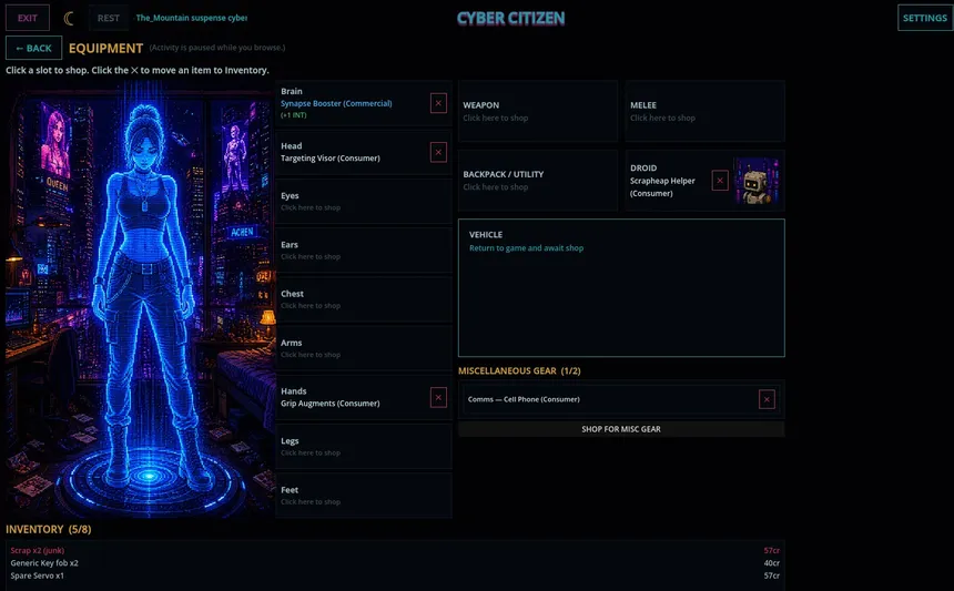 Скриншот 3 к игре Cyber Citizen