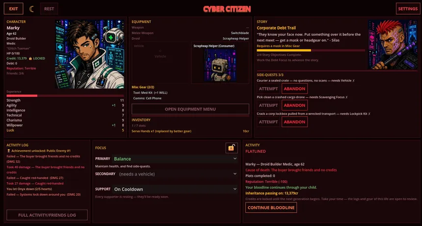 Скриншот 4 к игре Cyber Citizen