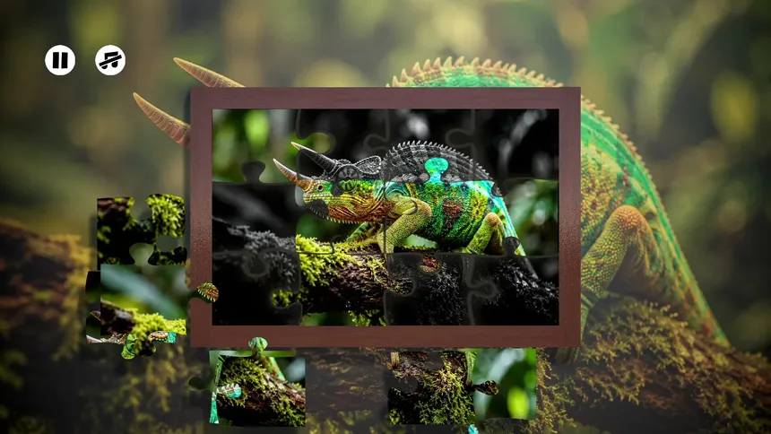 Скриншот 1 к игре Puzzles Lizards