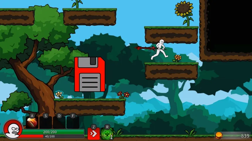 Скриншот 1 к игре Damn Adventure