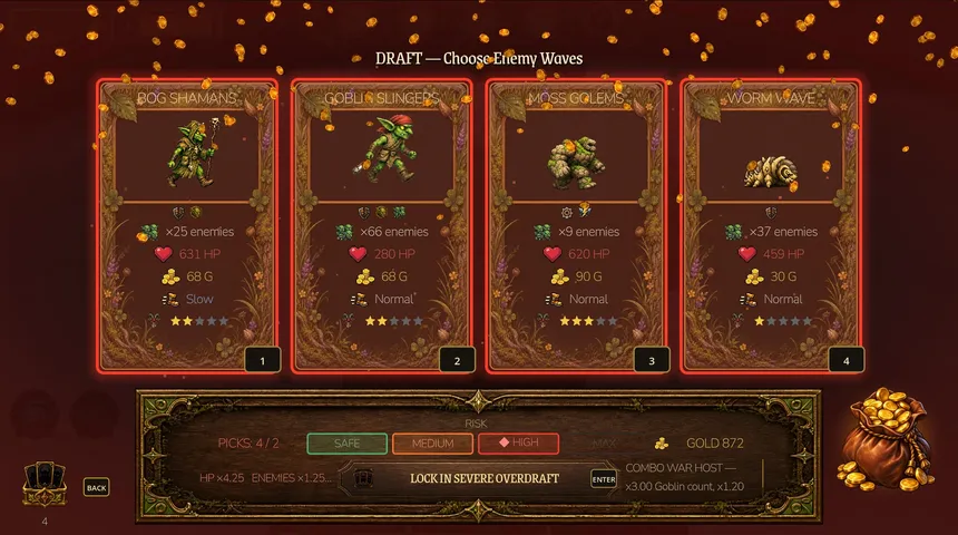 Скриншот 2 к игре Kingdom TD: Draft Your Demise