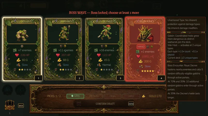 Скриншот 4 к игре Kingdom TD: Draft Your Demise