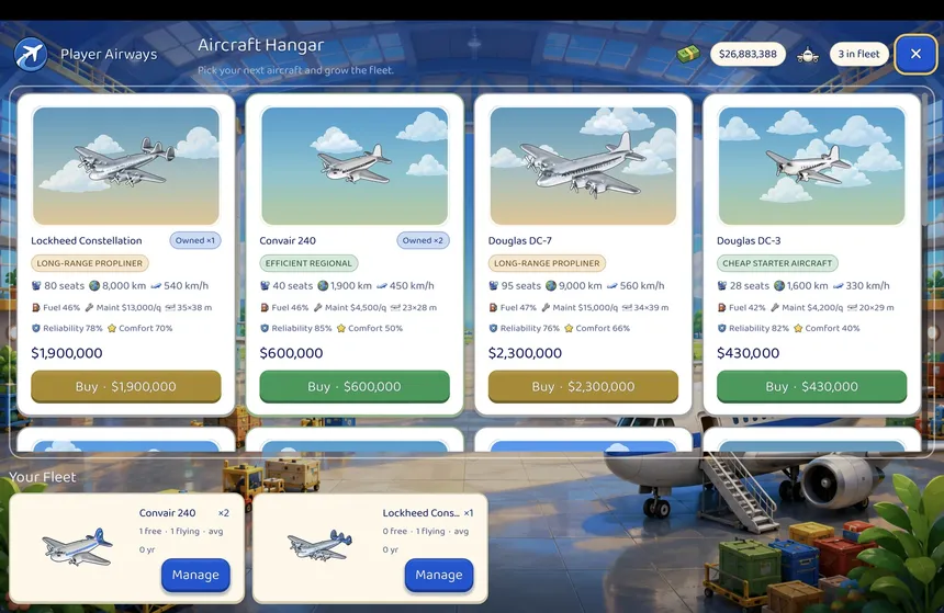 Скриншот 4 к игре Aviator: Airline Empire