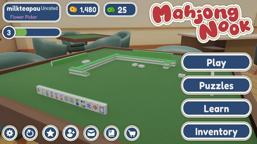 Скриншот 1 к игре Mahjong Nook