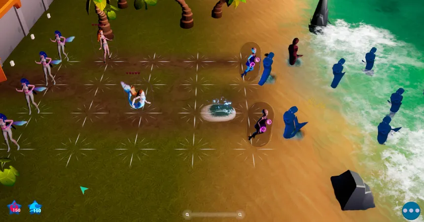 Скриншот 3 к игре Princess Vs Zombies: Mermaid Curse
