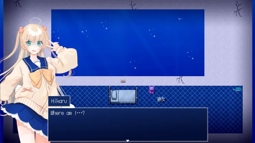 Скриншот 1 к игре アクアリウムは踊らない　死にたがりのアイドル