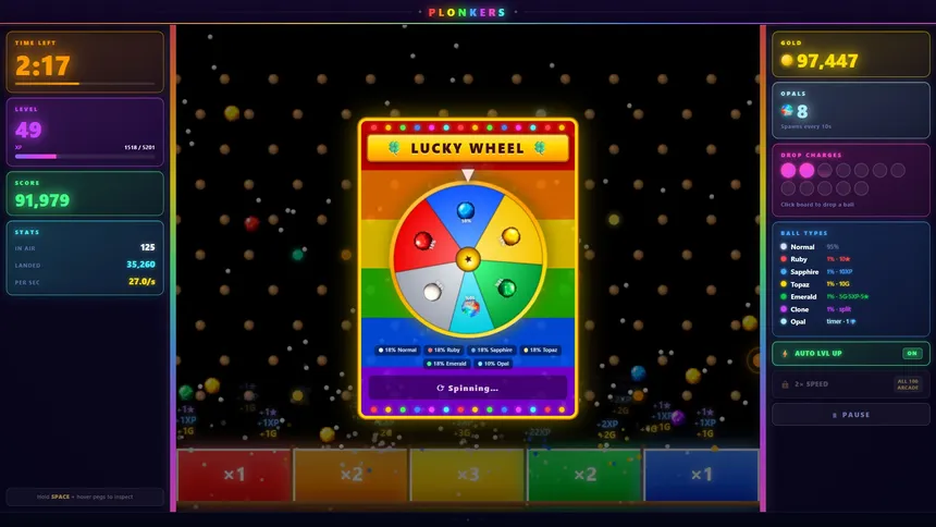 Скриншот 2 к игре Plonkers - totally bonkers plinko