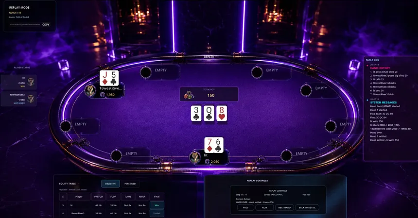 Скриншот 6 к игре PokerCraft: Texas Hold'em