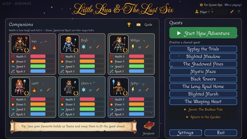 Скриншот 6 к игре Little Lua & The Lost Six