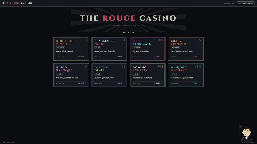 Скриншот 1 к игре The Rouge Casino